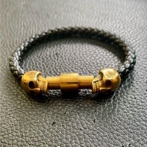 Gold Scull Bracelet